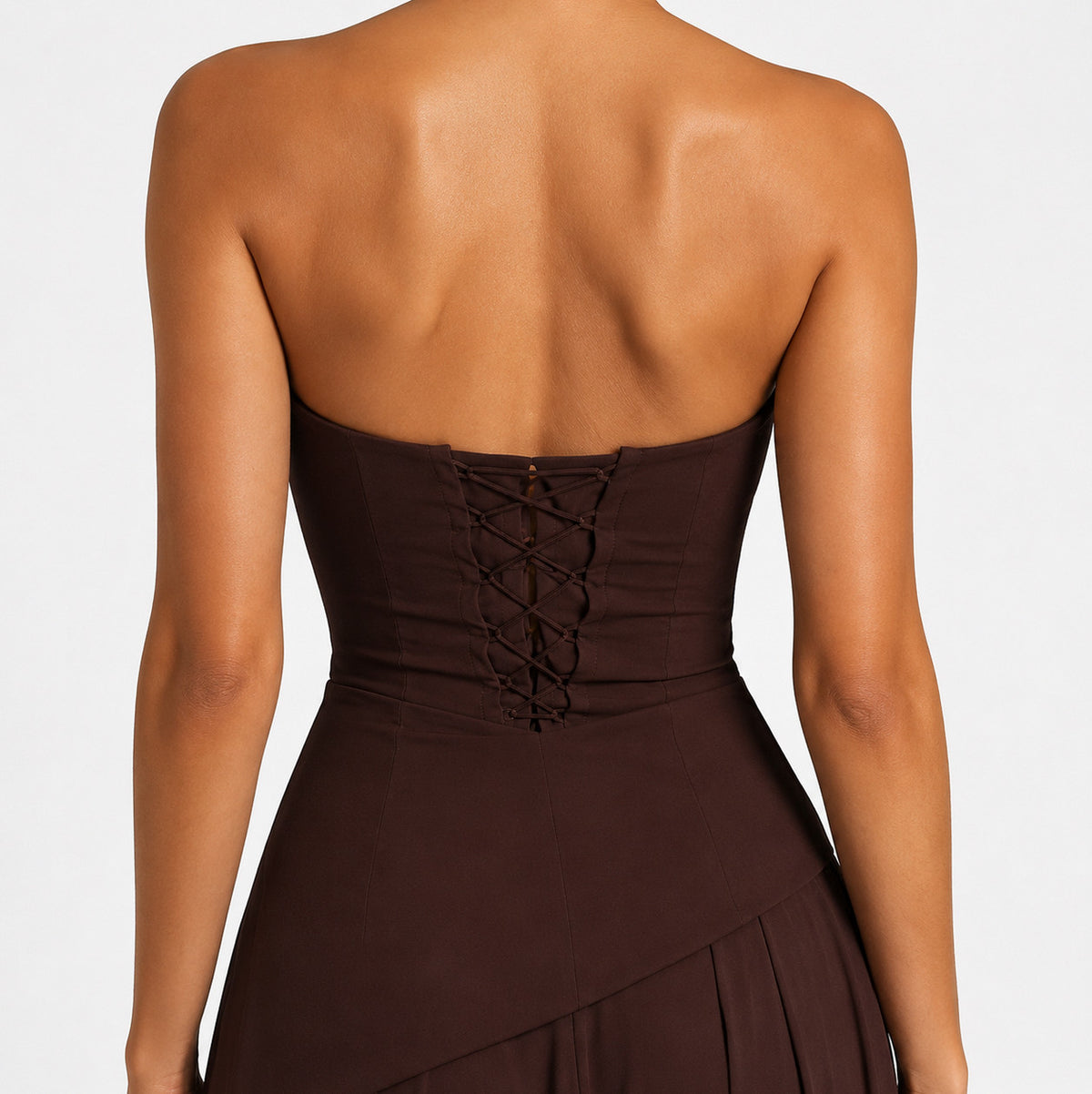 Chiffon Cowl Drop Waist Maxi Dress