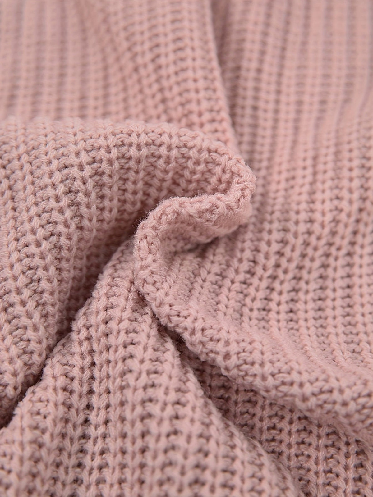 Ribbed Turtleneck Knit Mini Dress