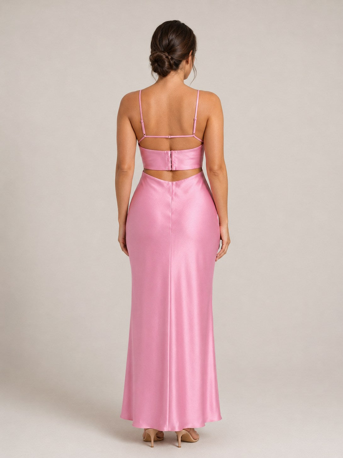 Satin Sweetheart Slip Maxi Dress