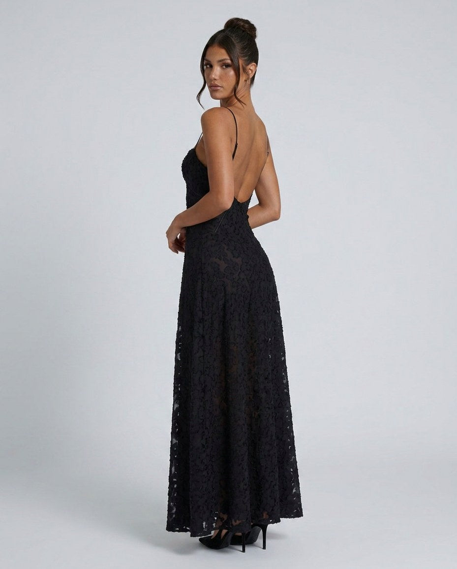 Sweetheart A Line Maxi Dress
