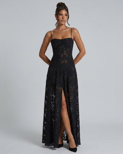 Sweetheart A Line Maxi Dress