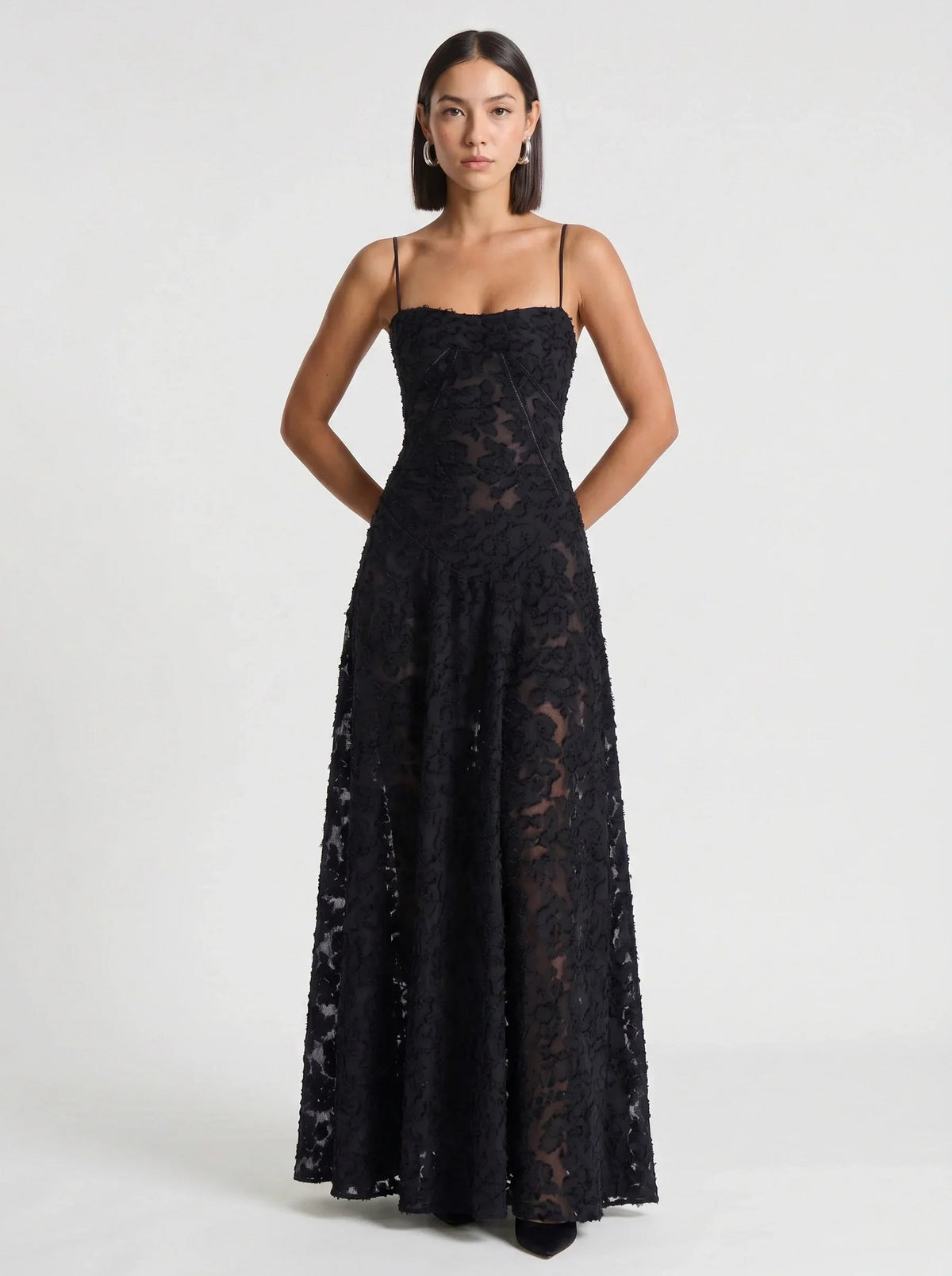 Sweetheart A Line Maxi Dress
