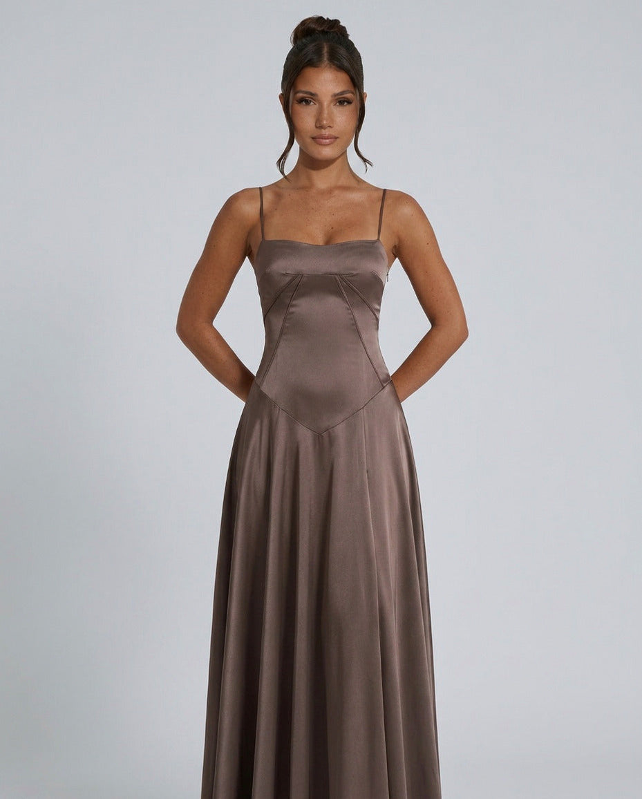 Sweetheart A Line Maxi Dress