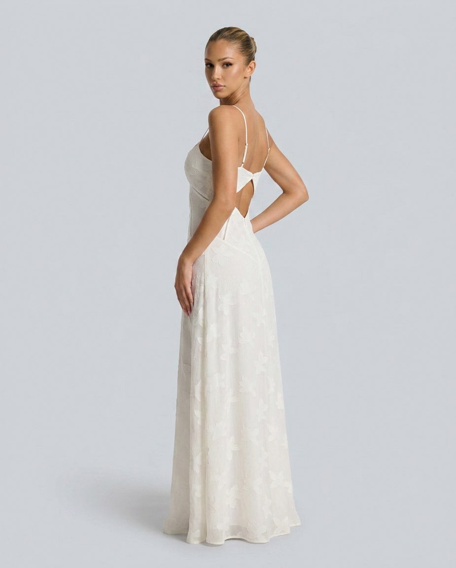 Sweetheart A Line Maxi Dress