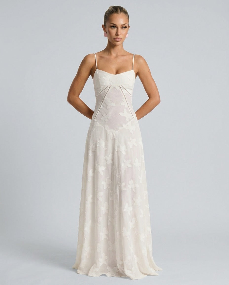 Sweetheart A Line Maxi Dress