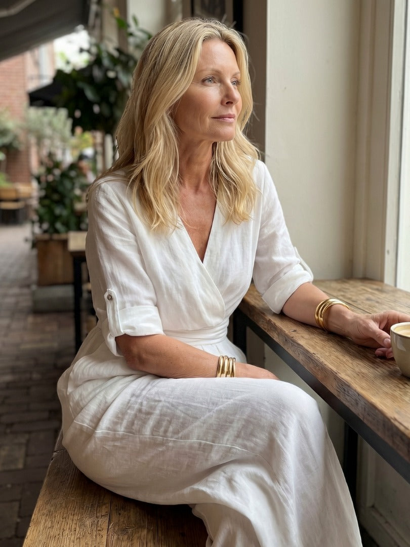 Wrap Wide Leg Jumpsuit