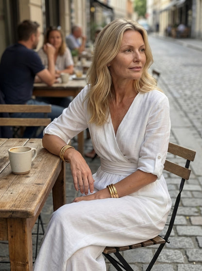 Wrap Wide Leg Jumpsuit