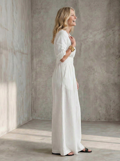 Wrap Wide Leg Jumpsuit